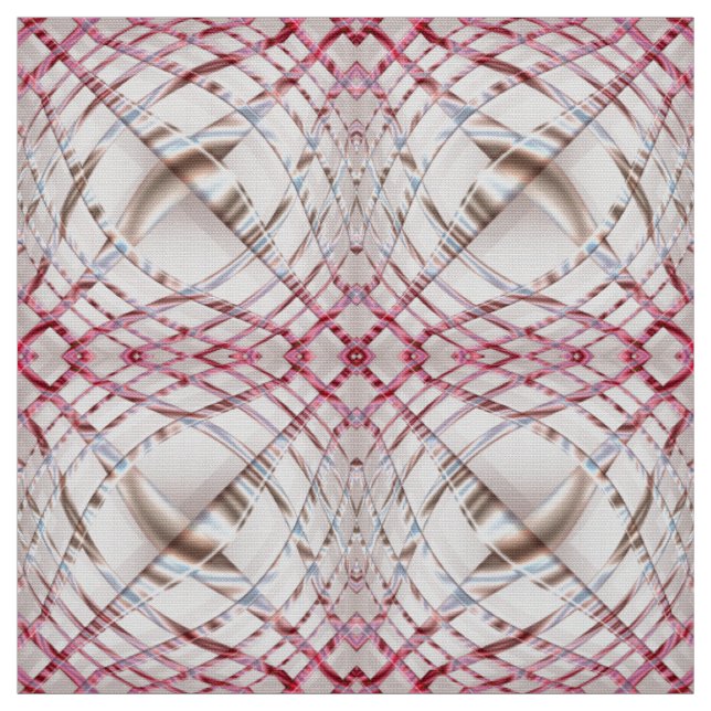 abstraktes rosa dynamisches Muster Stoff (Muster)