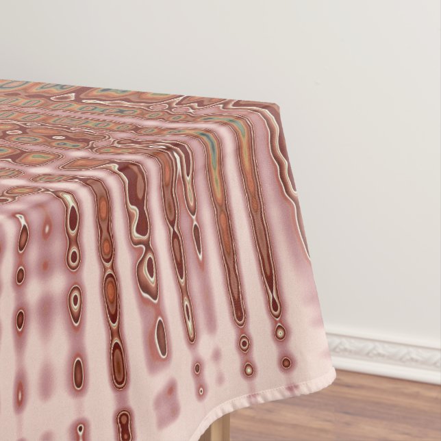 abstraktes rosa Glittermuster Tischdecke (Beispiel)