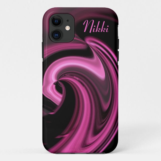 Abstraktes rosa Herz iPhone 5 Fall *Personalisiere Case-Mate iPhone Hülle (Rückseite)