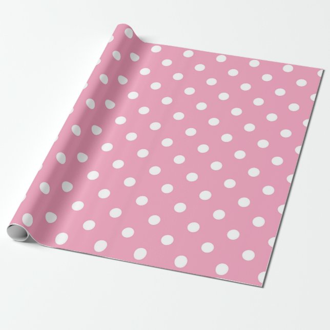 Abstraktes rosa Musterpapier Geschenkpapier (Ungerollt)