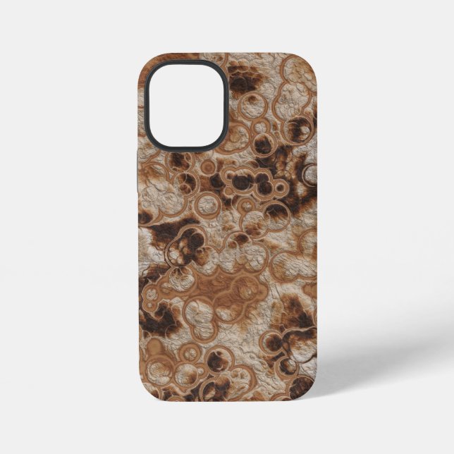 Abstraktes Rostmetall iPhone 12 Mini Hülle (Rückseite)