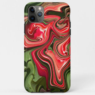 Abstraktes Rot-Tulip-Blumendesign Case-Mate iPhone Hülle