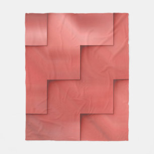 Abstraktes, rotes, kreatives Hintergrundbild, Kuns Fleecedecke