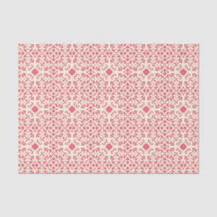 Abstraktes rotes Musterpapier Seidenpapier