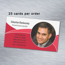 Abstraktes rotes Sicherheits-Profi-Foto