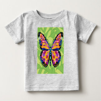 Abstraktes Schmetterlingsgemälde  Baby T-shirt