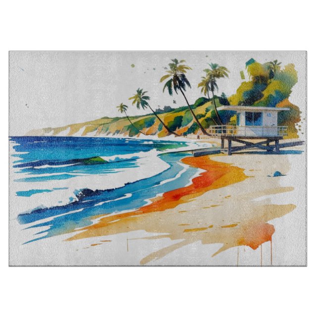 Abstraktes Schneidebrett (Vorderseite)