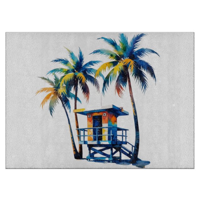 Abstraktes Schneidebrett (Vorderseite)