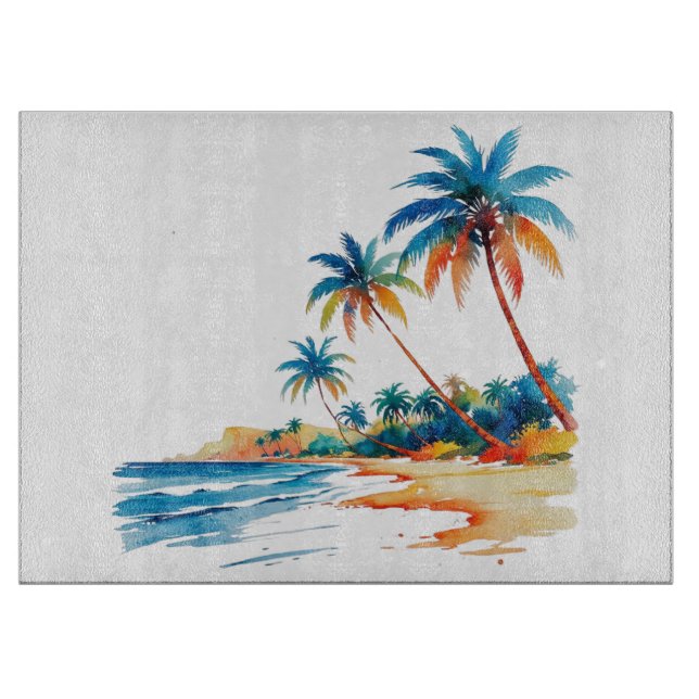 Abstraktes Schneidebrett (Vorderseite)