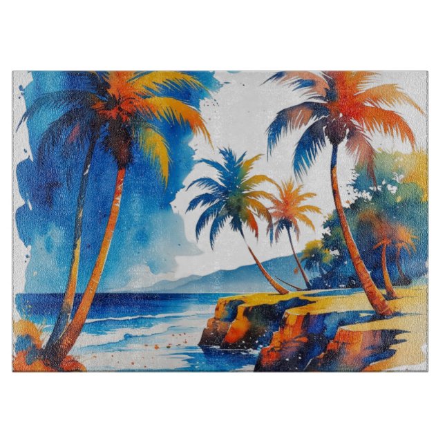 Abstraktes Schneidebrett (Vorderseite)