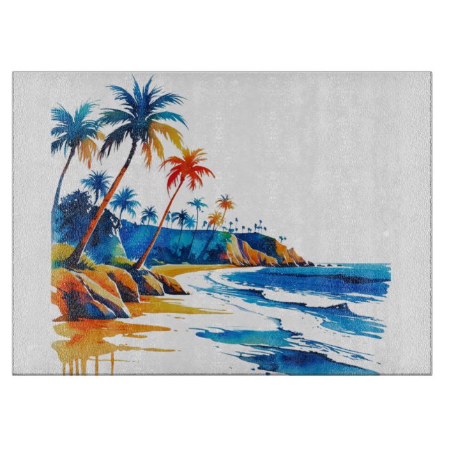 Abstraktes Schneidebrett (Vorderseite)