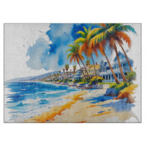 Abstraktes Schneidebrett