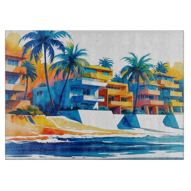 Abstraktes Schneidebrett (Vorderseite)