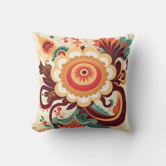 Abstraktes schönes Floral Muster Hippy Design