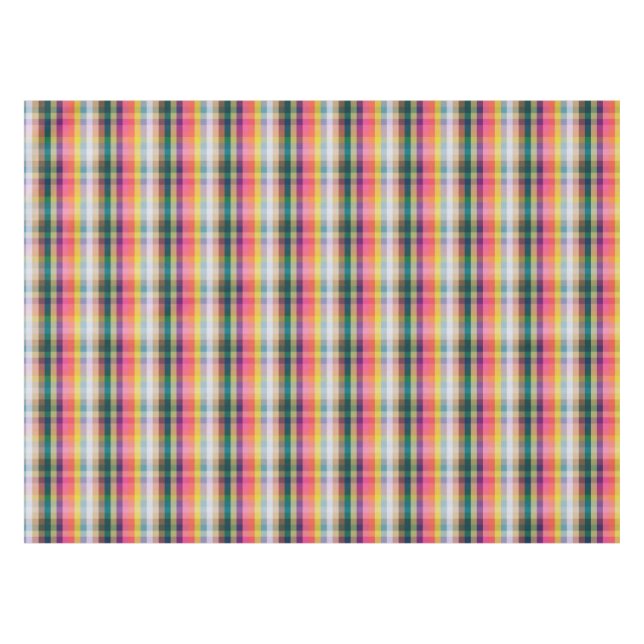 Abstraktes schottisches kariertes tischdecke (Vorderseite (Horizontal))