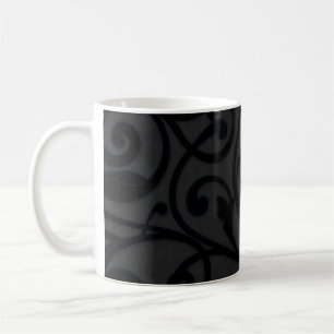 Abstraktes Schwarz-Muster mit eigenem Schwenken Kaffeetasse