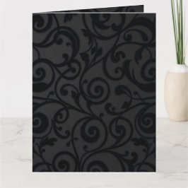 Abstraktes Schwarz-Muster mit eigenem Schwenken Karte