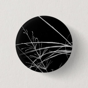 Abstraktes Schwarz-Weiß-Abzeichen Button