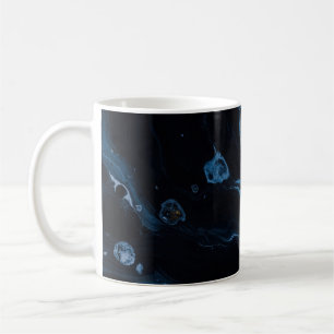 Abstraktes Schwarz-Weiß-Bild Kaffeetasse