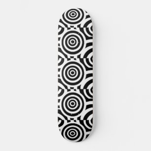 Abstraktes Schwarz-Weiß-Skateboard Skateboard
