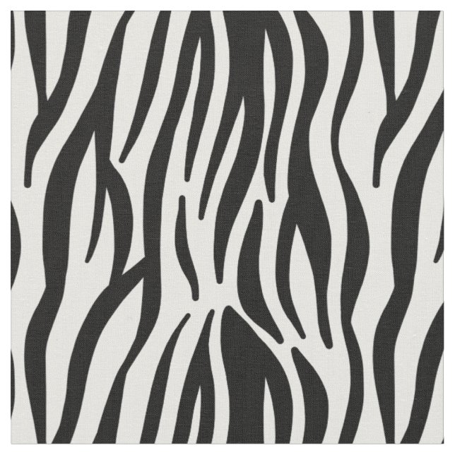 Abstraktes Schwarz-weißes Zebra-Tiermuster Stoff (Nahaufnahme)