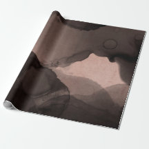 Abstraktes Schwarzes Elfenbein, cremig gestrichene