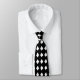 Abstraktes Schwarzes Muster Krawatte (Gebunden)