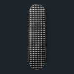 Abstraktes Schwarzes Muster Skateboard<br><div class="desc">Abstraktes Schwarzweißmuster</div>