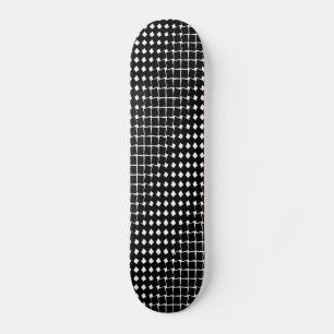 Abstraktes Schwarzes Muster Skateboard