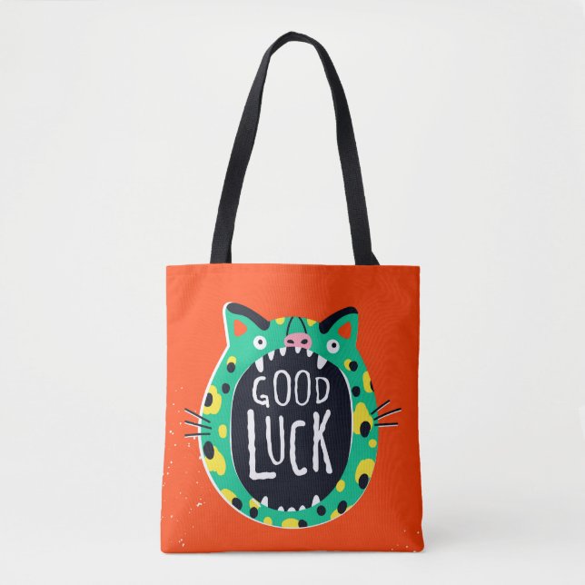 Abstraktes Schwein Glücksschwein Tasche (Vorderseite)