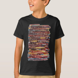 Abstraktes Sepia T-Shirt