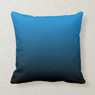 Abstraktes Serene blaues Throw-Kissen Kissen