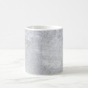 Abstraktes Silberpapier Kaffeetasse