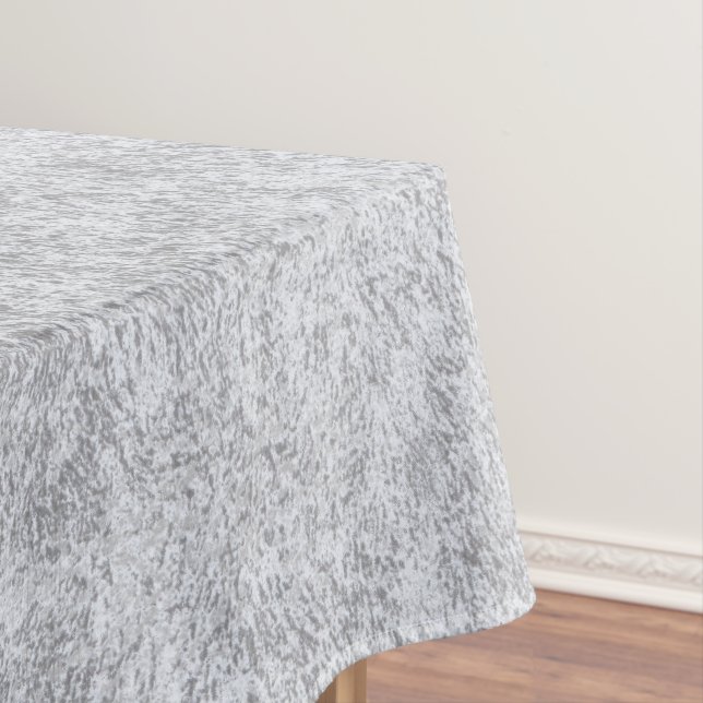 Abstraktes Silberpapier Tischdecke (Beispiel)
