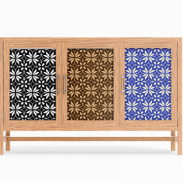 Abstraktes skandinavisches Muster Seidenpapier