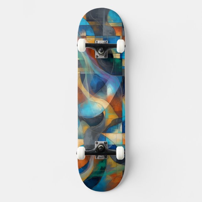 Abstraktes Skateboard (Vorderseite)