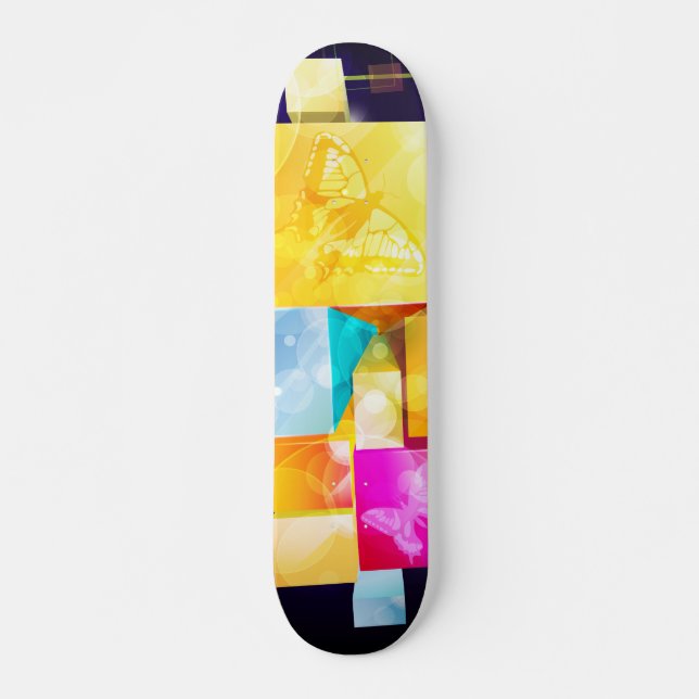 Abstraktes Skateboard nach Artikel 21 (Vorne)