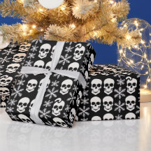 Abstraktes Skelett Snowflake Design Geschenk Rolle
