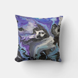 Abstraktes Skelettdesign zu Halloween oder zu jede Kissen