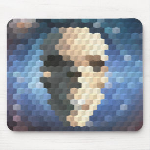 Abstraktes Skull Mousepad