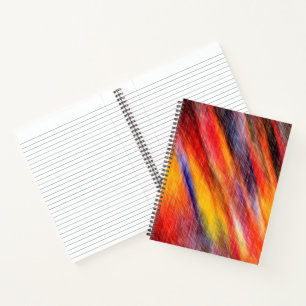 Abstraktes Sonnenuntergang-FarbNotebook Notizbuch
