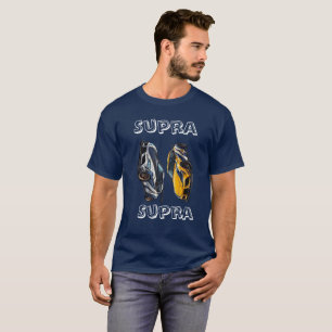 Abstraktes Spiegel-Symmetrie-MK5-Supra-Grafik-T-Sh T-Shirt