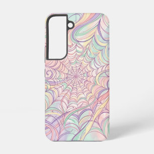 Abstraktes Spinnennetz Pastell-Tinte Samsung-Hülle Samsung Galaxy Hülle