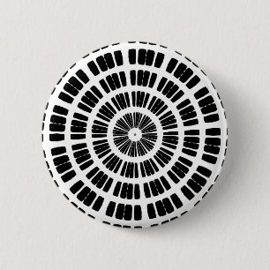 abstraktes Spinnennetzmuster Button