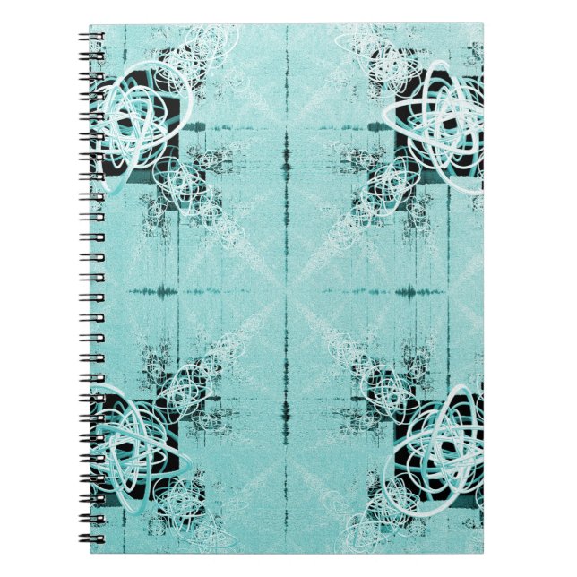 Abstraktes Spiral Delight Spiral Notebook Notizblock (Vorderseite)
