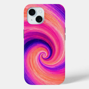 Abstraktes Spiral-Farbschwung-Muster Case-Mate iPhone Hülle