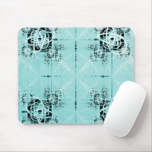 Abstraktes Spiral-Mauspad mit Freude Mousepad