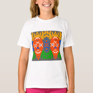 Abstraktes Stammesmuster T-Shirt