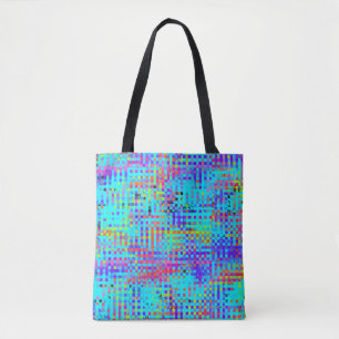 Abstraktes strukturiertes Chaos Tasche
