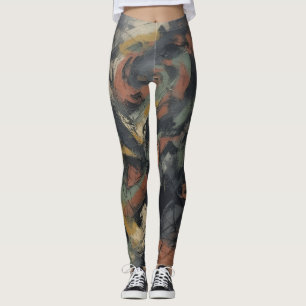 Abstraktes stürmisches Wetter Leggings